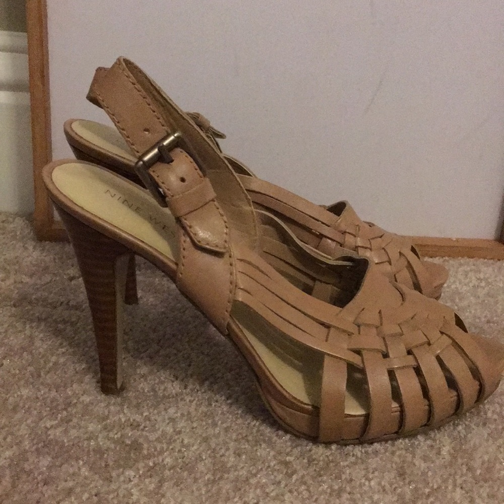 Nude Platform Heel